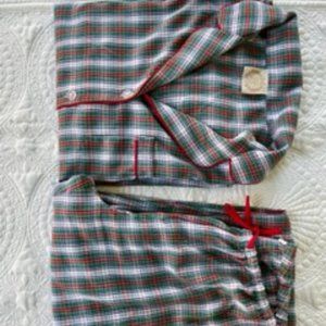 The Beaufort Bonnet Company Plaid Pajama Set - Red and Green